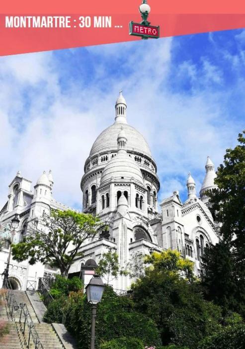 Charmant Appartement Calme Proche De Paris Сен-Дені Екстер'єр фото