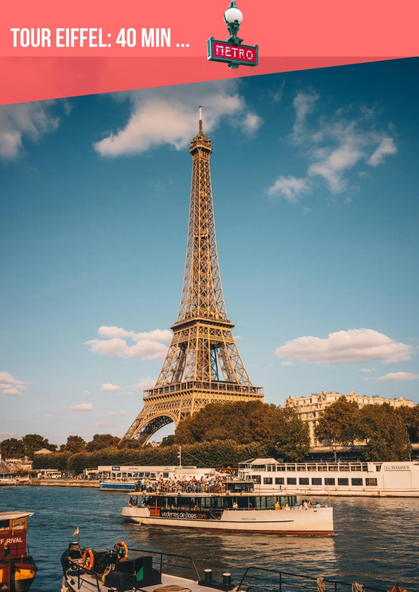 Charmant Appartement Calme Proche De Paris Сен-Дені Екстер'єр фото